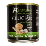 Прикорм для ловли рыбы, микс из 4-х зерен, Robin, Карась, объем 200мл, вкус Перловка-Чеснок